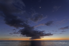 Coucher de Soleil sur le Lagon