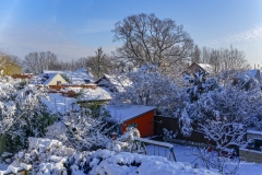 Neige vue de mon bureau