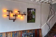 Mur gauche de la salle