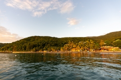 La Plage de Malendure au soleil couchant