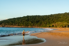 Dernière rando sur la plage de la Perle au coucher de soleil