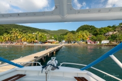 Départ de la plage de Malendure