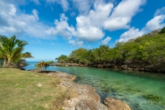 Eaux cristallines à l'Anse Bertrand