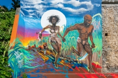 Fresque aux Marches aux Esclaves