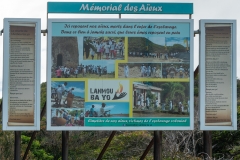 Panneau commémoratif du Cimetière des esclaves